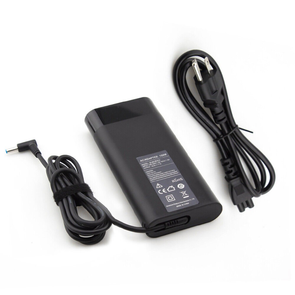 150W AC Adapter Charger (19.5V 7.7A) for HP OMEN 15, ZBook 15 G3 G4 G5 G6 & Pavilion Gaming - 4.5mm Blue Tip Power Supply